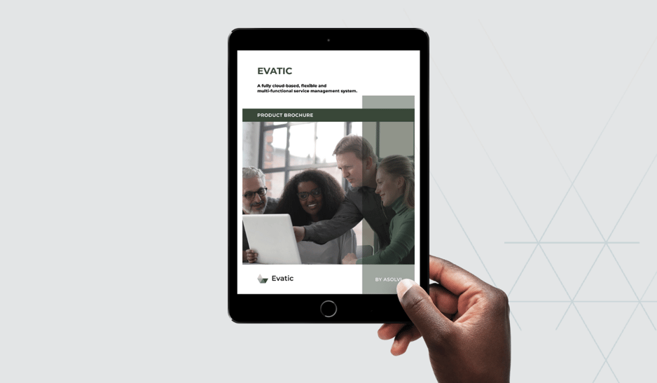 Evatic - brochure tablet mock up